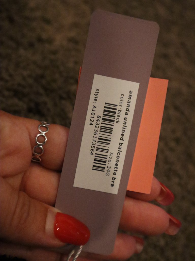 Nwt Bare Necessities Amanda Unlined Balconette Black Lace Wire Bra, 34g — image 4 of 5